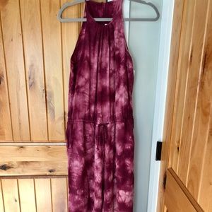 NWT Anthropologie Cloth & Stone tie dye jumpsuit